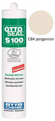 Silikon S100 farbig C84 Pergamon 300ml