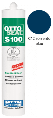 Silikon S100 farbig C42 sorrentblau 300ml