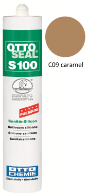 Silikon S100 farbig C09 caramel 300ml