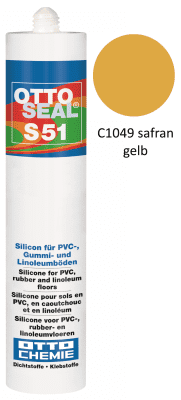 Silikon S51 C1049 safrangelb 310ml