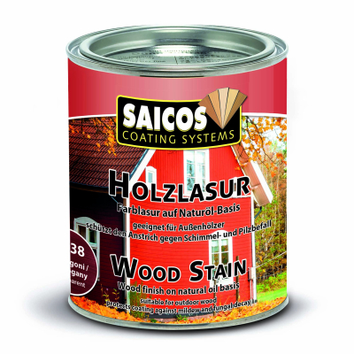 Saicos Holzlasur Wood Stain Mahagoni transparent