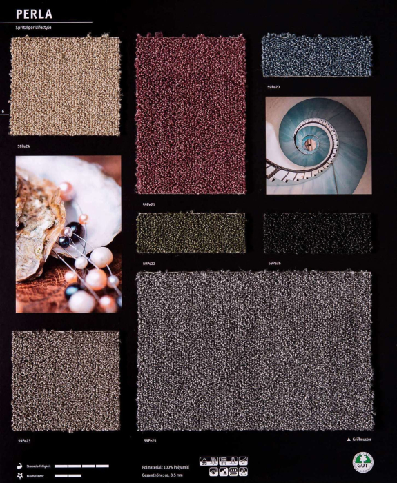 Textil-Belag Spektrum 2026 Perla CR 400 + 500 cm - Detail 1
