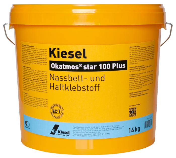 Kiesel Okatmos Star 100 Plus Nassbett-/Haftklebst. 14 kg #49084 - Detail 1