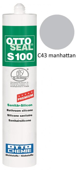 Silikon S100 farbig C43 manhattan 300ml  - Detail 1