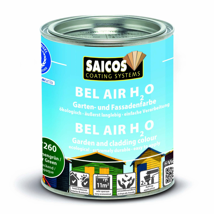 Saicos Bel Air H2O Tannengrün deckend 7260 Gebinde 0,75ltr. - Detail 1