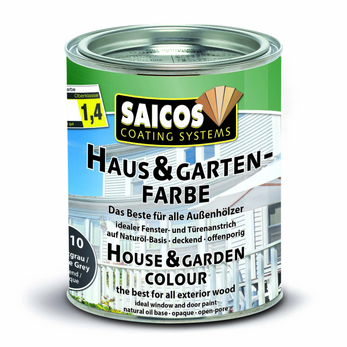 Saicos Haus-& Garten-Farbe Granitgrau deckend 2710 Gebinde 0,75ltr. - Detail 1