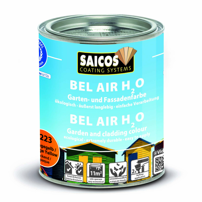 Saicos Bel Air H2O Orangengelb deckend 7223 Gebinde 0,75ltr. - Detail 1