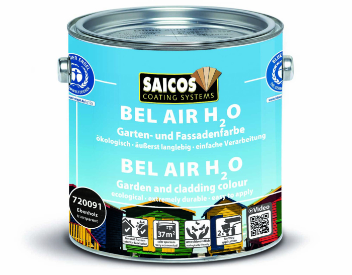Saicos Bel Air H2O Ebenholz transparent 720091 Gebinde 2,50ltr. - Detail 1