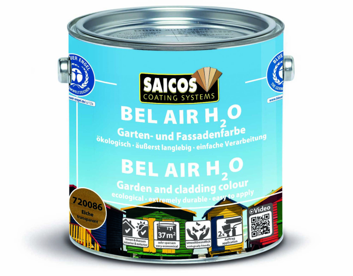 Saicos Bel Air H2O Eiche transparent 720086 Gebinde 2,50ltr. - Detail 1