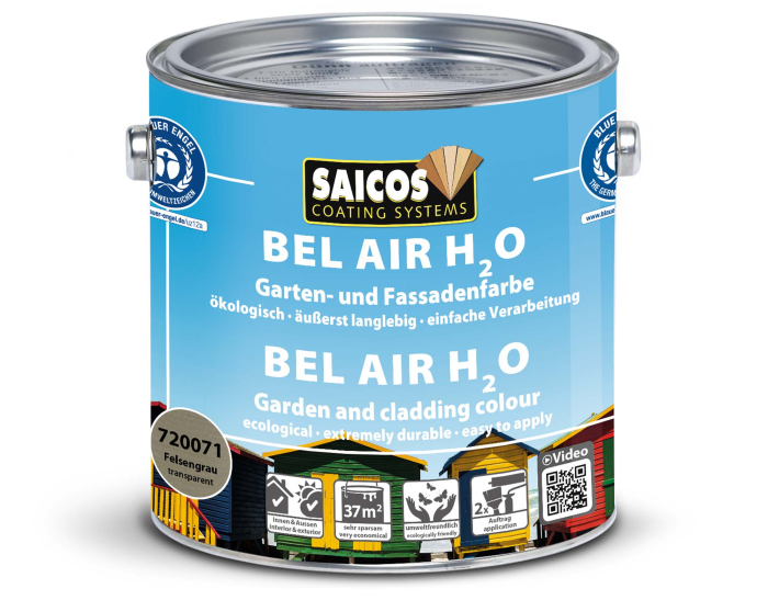 Saicos Bel Air H2O Felsengrau transparent 720071 Gebinde 2,50ltr. - Detail 1