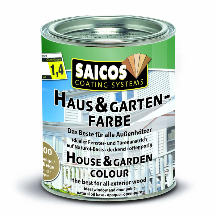 Saicos Haus-& Garten-Farbe Sandbeige deckend 2800 Gebinde 0,75ltr. - Detail 1