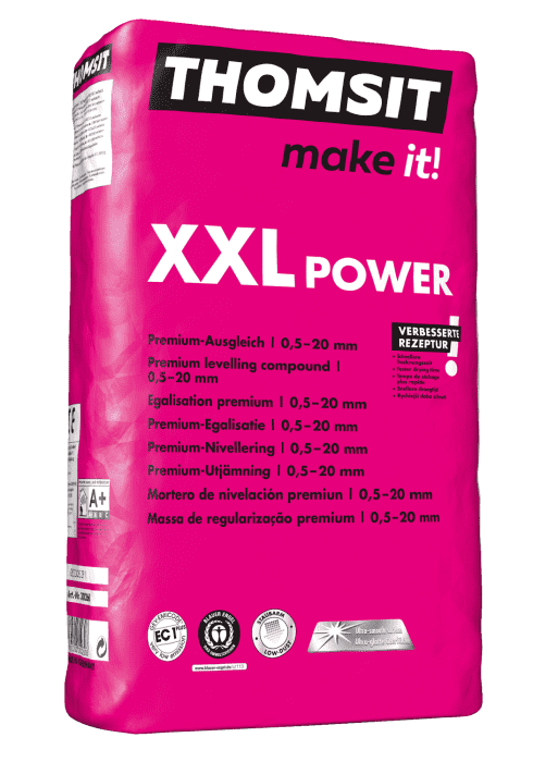 Thomsit XXL Power Premium Ausgleich 25kg f. Schichtdicken 0,5-20mm - Detail 1