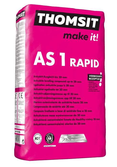 Thomsit AS1  Rapid Anhydrit-Ausgleich 25kg für Schichtdicken 1-20mm - Detail 1