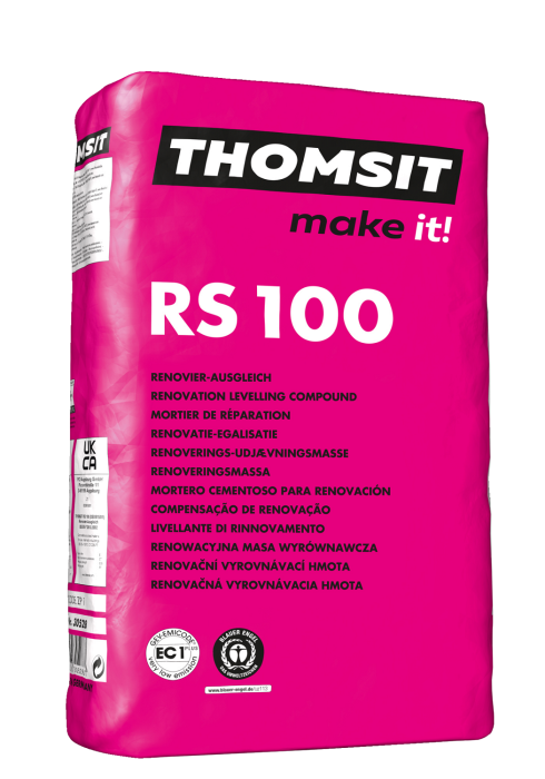 Thomsit RS100 Renovier-Ausgleich mit Nullauszug 25kg für alle Schichtdicken - Detail 1