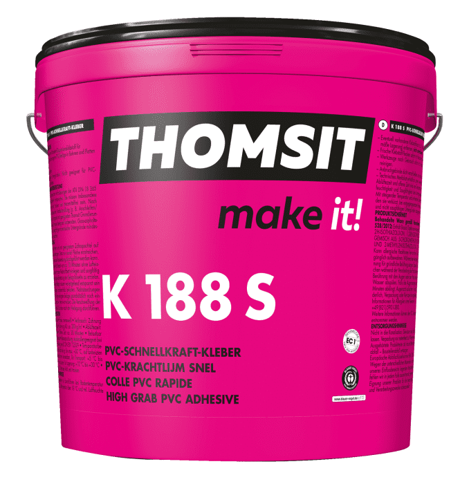 Thomsit K188S Schnellkraftkleber 14kg f. PVC-/CV- u. Designbeläge - Detail 1