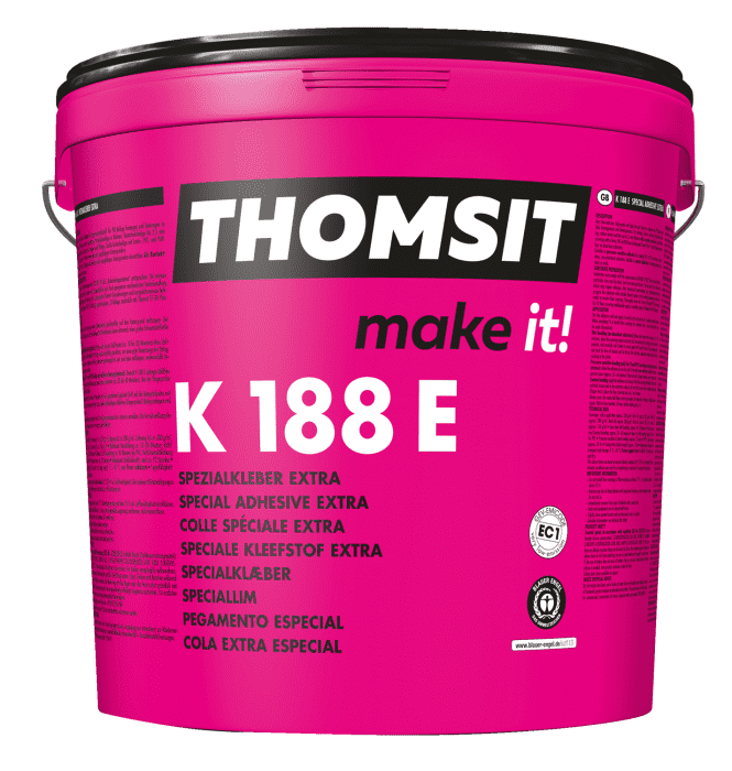 Thomsit K188E Spezialkleber Extra 13kg f. PVC-/CV- u. Kautschukbeläge - Detail 1