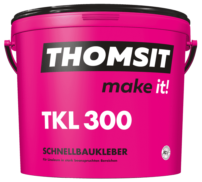 Thomsit TKL300 Schnellbau-Kleber 13kg f.Linoleum m. wasserbindener Komponete - Detail 1