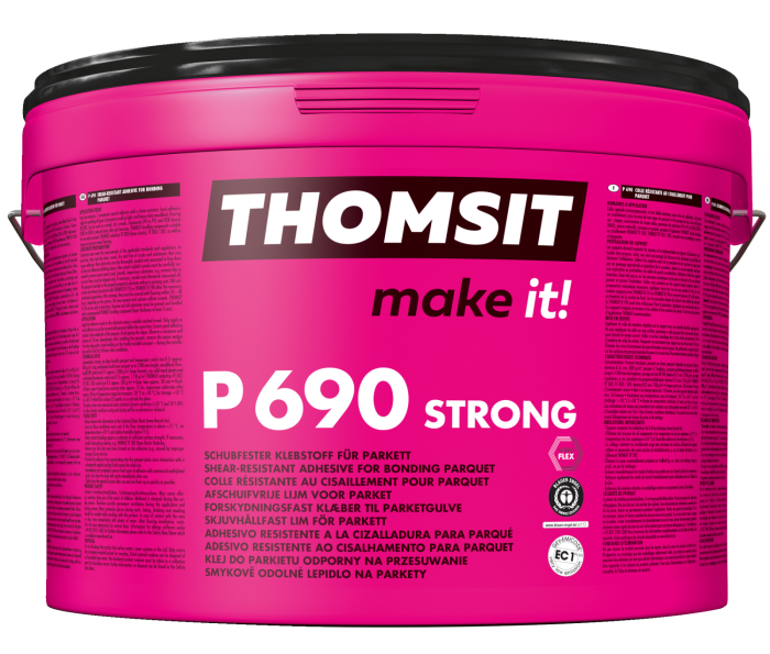 Thomsit P690 Strong - schubfester Parkettkleber 18 kg. für alle Parkettarten - Detail 1