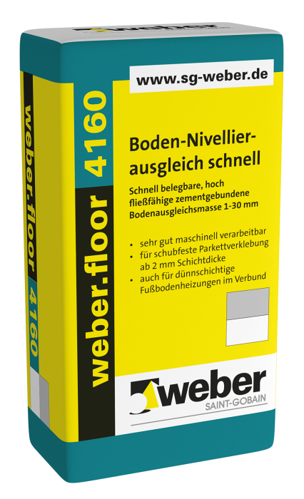Weber.floor 4160 Boden-Nivellierausgl. schnell 25 kg - Detail 1