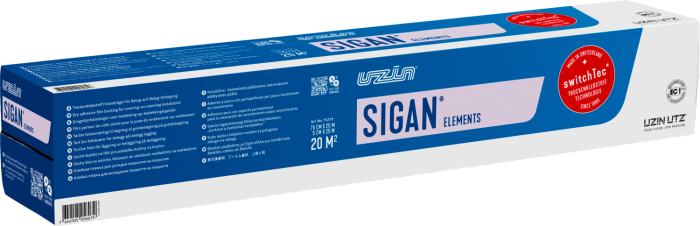 Uzin Sigan Elements 75cmx25m=18,75m² inkl. Elements Tape 50mmx25m #071279 - Detail 1