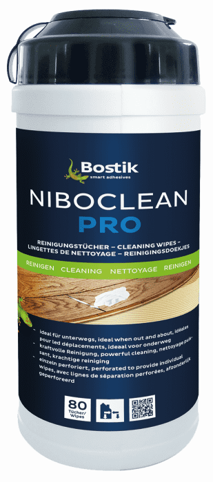 Bostik Niboclean Pro Reinigungstücher Dose mit 80 Tüchern # 30615193  VE=6 Dosen - Detail 1