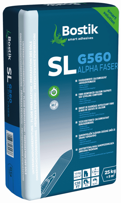 Bostik SL G560 Alpha Faser-Calciumsulfatspach.25kg # 30615486 / Masterplan Alpha Faser - Detail 1
