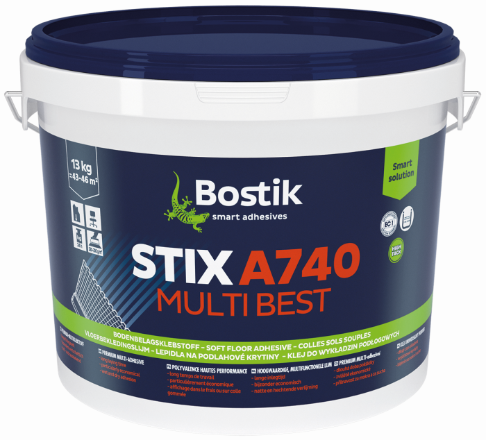 Bostik STIX A740 Multi BestBodenbelagskleber 13kg # 30615765 / Bostik´s Best - Detail 1