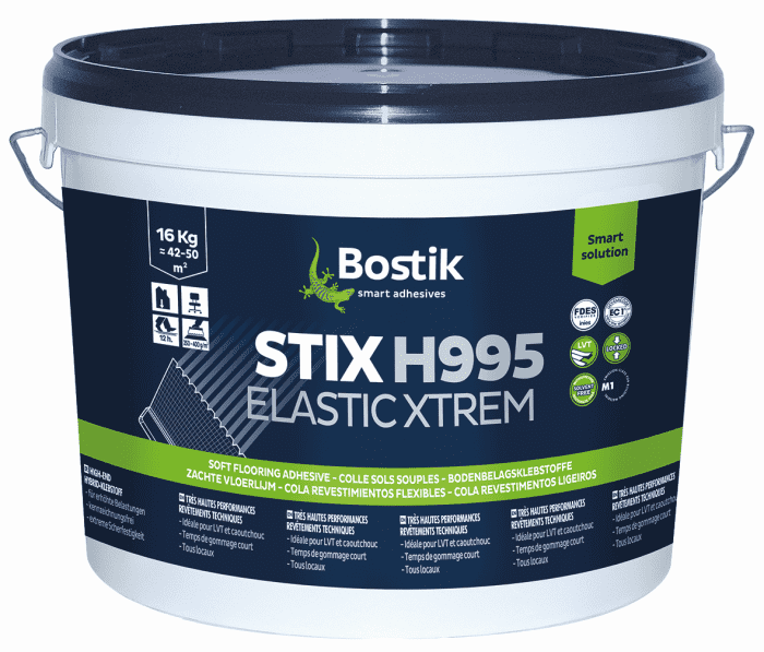 Bostik STIX H995 Elastic Xtrem -PVC/LVT/Gummi 16kg # 30615780 / Elastostik Xtrem - Detail 1