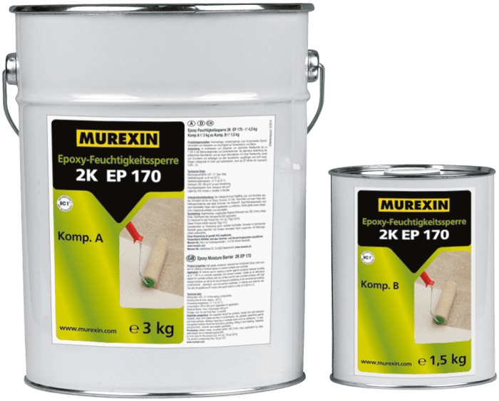 Murexin 2K EP170 Komp. A 8kg Epoxy- Feuchtigkeitssperre, EC1Plus (33/Pal.) - Detail 1