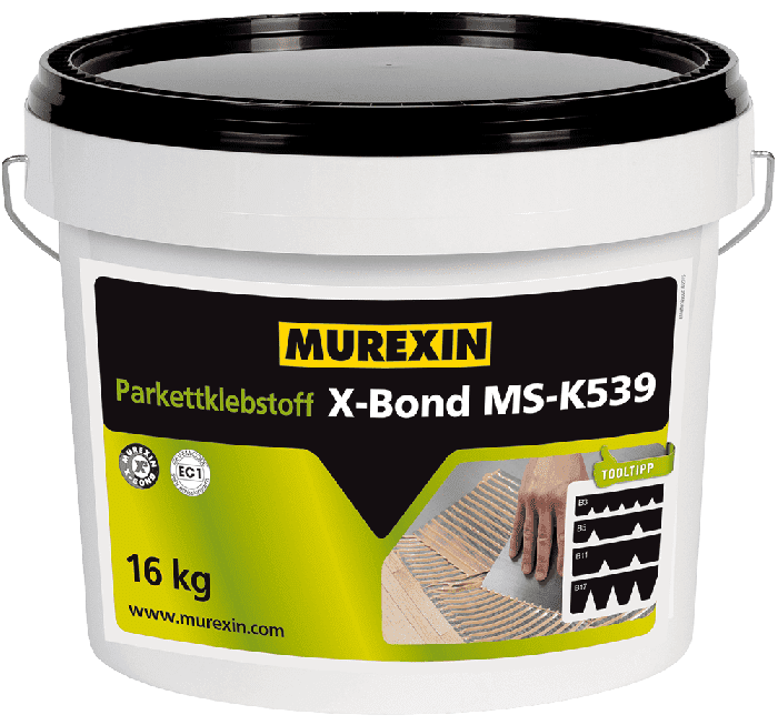 Murexin MS539 X-Bond Parkettklebstoff 16kg EC1Plus (33/Pal) - Detail 1