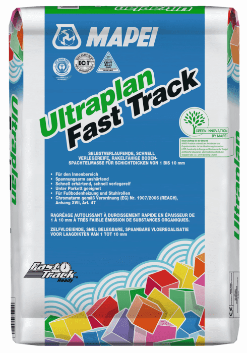 Mapei Ultraplan Fast Track / 25kg schnell erhärtende zementäre Spachtelmasse 1-10mm - Detail 1