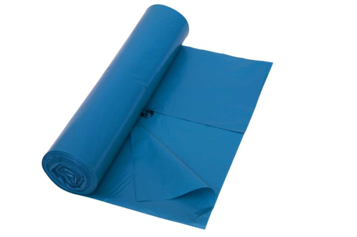 Abfallsack, 700x1100 mm blau, 80my 15 Stück pro Rolle, 10 Rollen pro Karton - Detail 1