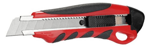 Cuttermesser Duoplast rot/schwarz 4086-004987 mit Sicherheits-Stoptaste - Detail 1