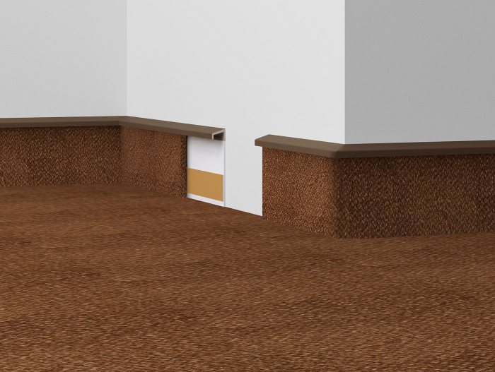 TLE55 (TL57) 117 Weiß Teppichleiste # Döllken # - Detail 1