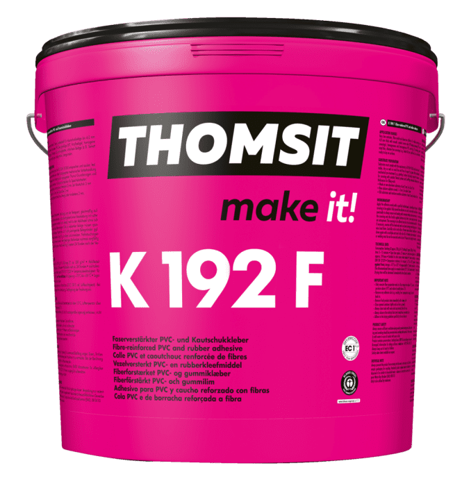 Thomsit K192F leitfähiger PVC-/Kautschukkleber 13 kg. faserverstärkt - Detail 1