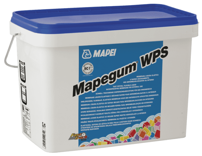 Mapei Mapegum WPS /10kg. hellgrau Dispersionsabdichtung 1-K - Detail 1